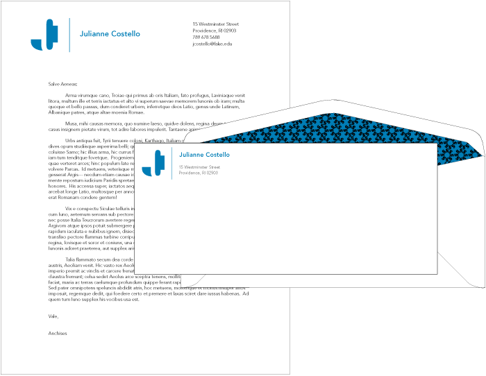 Letterhead and Envelope