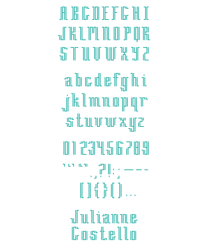 Bitmap Alphabet